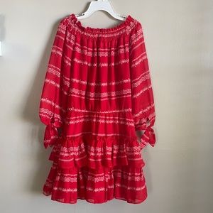 Girl dress red size 6x